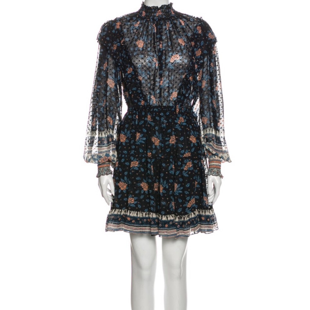 Ulla Johnson Floral Sheer Dress